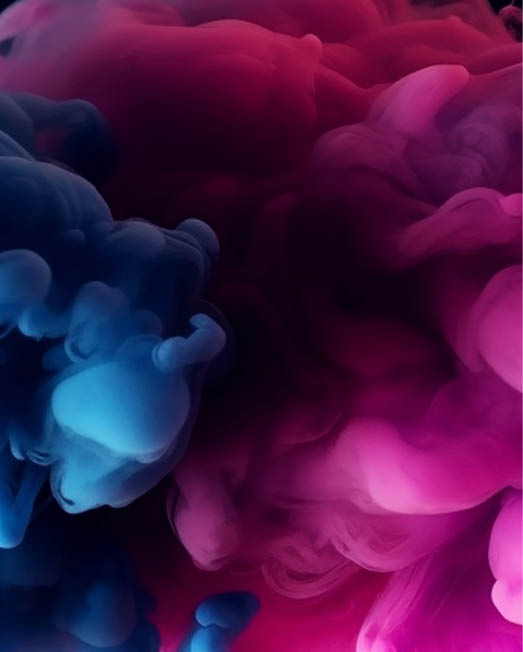 Paint Ink drop in water, Motion color explosion smoke, Blue pink color fluid splash vapor cloud on glitter dust texture black abstract art background; Shutterstock ID 2313909587; purchase_order: -; job: -; client: -; other: -